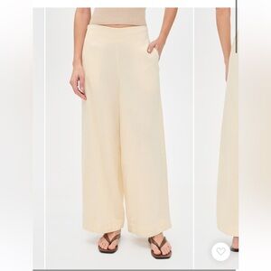 Free Peple free-est Demi Cotton Linen Pants, XS, Tea Cookie, NWOT